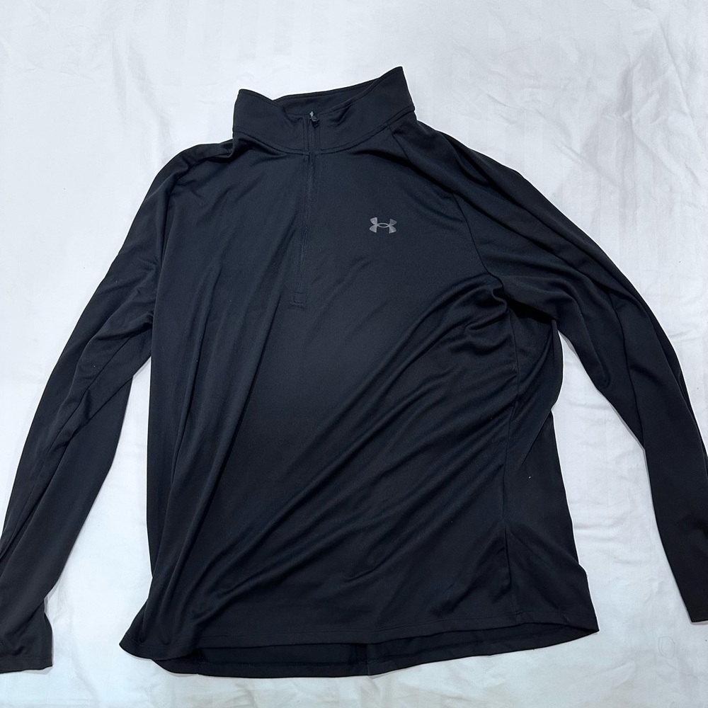 Under Armour Black Quarter Zip Top